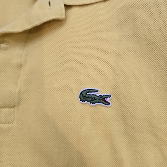 Lacoste Men's Polo Shirt in Vibrant Yellow Medium - Picture 9 of 13